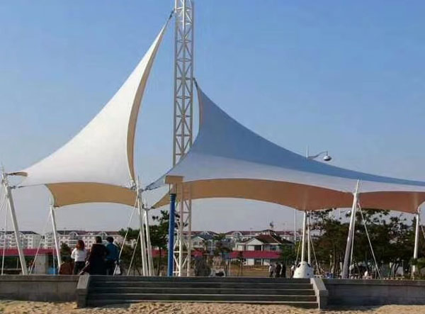 义乌景观膜结构棚的衔接部位要注意什么？