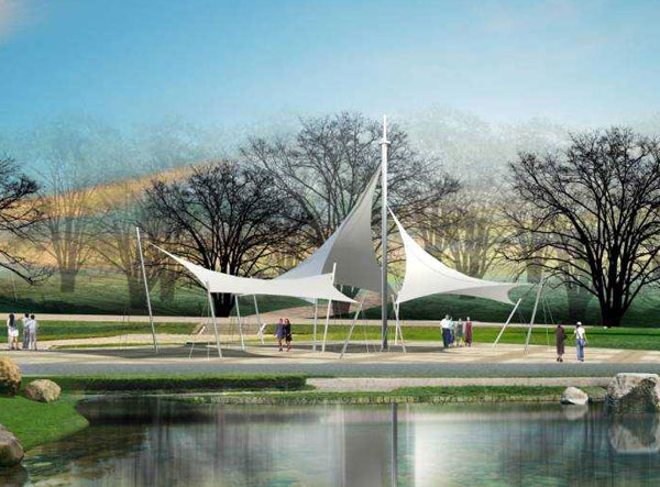 景观膜结构是如何维持结构稳定性